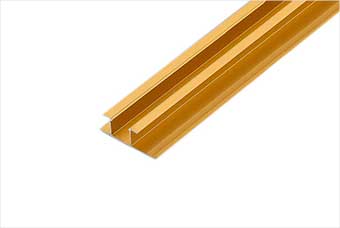 杭州航空纤维墙咔铝合金带灯中条（钛金氧化）