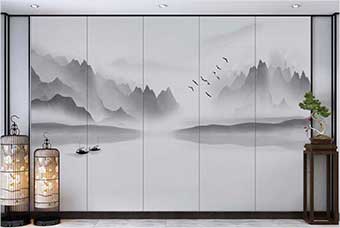 杭州森佰汇航空纤维（山水画系列）