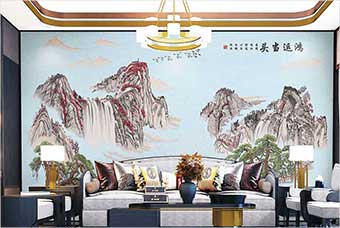 杭州森佰汇航空纤维墙咔（鸿运当头）